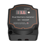 12V 140 Amp VSR Boat Car Accessories Dual Battery Manager Waterproof Dual Battery Isolator with LED diapaly