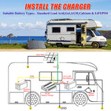 DC to DC 25A MPPT Solar 12 V 24V to 12v Dcdc Battery Charger
