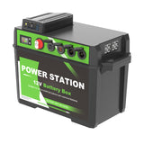 Smart protable battery box with 25A/40A dcdc charger