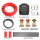 12V 140 Amp VSR Boat Car Accessories Dual Battery Manager Waterproof Dual Battery Isolator with LED diapaly